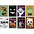 Artigo para Festa Halloween Cartaz Decorado 25X35CM Pacote com 08 - Imagem 1