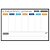 Quadro Planner Semanal LIGHT FIT 90X60CM Pacote com 2 Unidades Stalo - Imagem 2