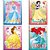 Caderno 10X1 Capa Dura Princesas 160 Folhas FIT Pacote com 4 Unidades - Imagem 3