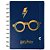 Caderno Inteligente Grande HARRY Potter Azul 80 Folhas - Imagem 1