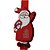 Artigo para Decoração Natal Enfeite Pregador Papai Noel 1,5CM - Pacote com 6 Unidades - Imagem 4