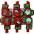 Artigo para Decoração Natal Enfeite Pregador Papai Noel 1,5CM - Pacote com 6 Unidades - Imagem 9