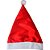 Artigo para Decoração Natal Gorro Papai Noel Cetim Vermelho - Imagem 1
