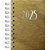 Agenda 2025 SCRATCH Capa Dura 100X150MM 160 Folhas Bronze - Imagem 2