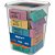 Borracha Colorida Clean Color Mercur - Pacote com 40 Unidades - Imagem 1