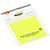 Bloco de Recado Autoadesivo Eletrostático 76X76MM Amarelo Neon com 30 Folhas - Imagem 1