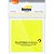 Bloco de Recado Autoadesivo Eletrostático 76X76MM Amarelo Neon com 30 Folhas - Imagem 3