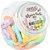 Caneta Marca Texto Mini 6 Cores Pastel Pote com 40 Unidades - Imagem 1