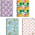 Caderno Brochura 1/4 Capa Dura Stella 80 Folhas - Pacote com 5 - Imagem 1