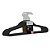 Cabide de Veludo Preto - KIT com 10 Unidades - Imagem 3
