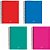 Caderno 10X1 Capa Dura STIFF SLIM 160 Folhas - Pacote com 4 Unidades - Imagem 1