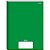 Caderno Brochurão STIFF SLIM 80 Folhas Verde - Pacote com 5 Unidades - Imagem 3