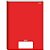 Caderno Brochurão STIFF SLIM 80 Folhas Vermelho - Pacote com 5 Unidades - Imagem 1