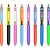 Caneta Esferográfica BE BOLD MAX 0.5MM GEL 8 Cores com Estojo - Imagem 4