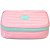 Estojo BOX Puffer C/DIVISOR Rosa Pastel - Imagem 3