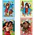 Caderno Brochura 1/4 Capa Dura Moana 80 Folhas Pacote com 05 - Imagem 1