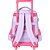 Mochila Infantil com Rodinha Barbie G Violeta C/ ALÇA - Imagem 3