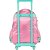 Mochila Infantil com Rodinha STITCH G Rosa - Imagem 5