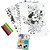 Brinquedo para Colorir KIT Pintura Mickey 26 CM X 19 CM 20 Peças - Imagem 3