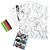 Brinquedo para Colorir KIT Pintura Avengers 26 CM X 19 CM 20 Peças - Imagem 3