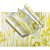 Plastico Adesivo 45CMX10M Floral Bege Rolo - Imagem 2
