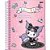 Caderno 10X1 Capa Dura Kuromi 160 Folhas Pacote com 04 - Imagem 9