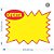 Cartaz para Marcação SPLASH V Oferta Amarelo 430X310MM Pacote com 10 - Imagem 2