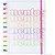 Caderno Inteligente Grande Mentos com Bolsa Aromática e Discos Coloridos - 80 Folhas - Imagem 1