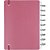 Caderno Inteligente Planner Médio Guava 168 Folhas com Divisórias e Adesivos - Imagem 4
