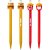 Lapiseira 0.7MM TRIS Lanches Retrátil com Borracha - Display com 12 - Imagem 3