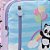 Mochila Infantil College Panda Balão Rosa Média com Chaveiro - Imagem 3