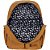 Mochila Mickey Teen Veludo Cotelle Marrom - Imagem 4