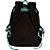 Mochila Utility Panda Preta 16" com Detalhes em PVC e Chaveiro - Imagem 3