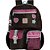 Mochila Utility Panda Preta 16" com Detalhes em PVC e Chaveiro - Imagem 4