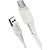 Cabo USB Turbo Micro USB 6A 1M Branco - Imagem 1