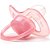 Chupeta Comfort Bico de Silicone TAM 1 Rosa com Tampa Protetora - Imagem 3