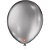 Balão 16" Liso Metalizado Prata Pacote com 10 Unidades - Imagem 1