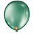 Balão 16" Liso Metalizado Verde Pacote com 10 Unidades - Imagem 1