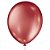 Balão 16" Liso Metalizado Vermelho Pacote com 10 Unidades - Imagem 2