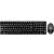 Kit Periféricos Teclado + Mouse com Fio Preto - Imagem 1