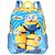 Mochila Infantil Minions Media 38CM - Imagem 2