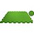 Tatame EVA Evamax 1X1M 10MM Verde Claro – Pacote com 4 - Imagem 3