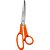 Tesoura Multiuso Fio Liso Laranja 21,6CM – Mundial - Imagem 1