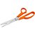 Tesoura Multiuso Fio Liso Laranja 21,6CM – Mundial - Imagem 2