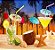 Kit com 240 Canudos Guarda Chuva DRINKS Festa Havaiana Tropical Praia - Imagem 2