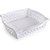 Cesta Organizadora Empilhável G 25,4X24,2CM Branca - Imagem 1