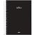 Caderno 10X1 Capa Dura Stilo Espiral Preto 160 Folhas Pacote com 4 - Imagem 2