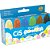 Giz de Cera Jumbo CIS Meu 1º GIZ de Cera 6 Cores Pacote com 12 - Imagem 1