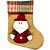 Artigo para Decoracao Natal Enfeite Bota Papai Noel 17X24C - Imagem 1