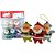 Artigo para Decoração Natal Enfeite Pingente Papai Noel 6CM Pacote com 6 - Imagem 2